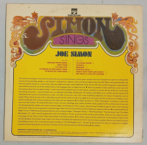 Joe Simon - Simon Sings LP - USED