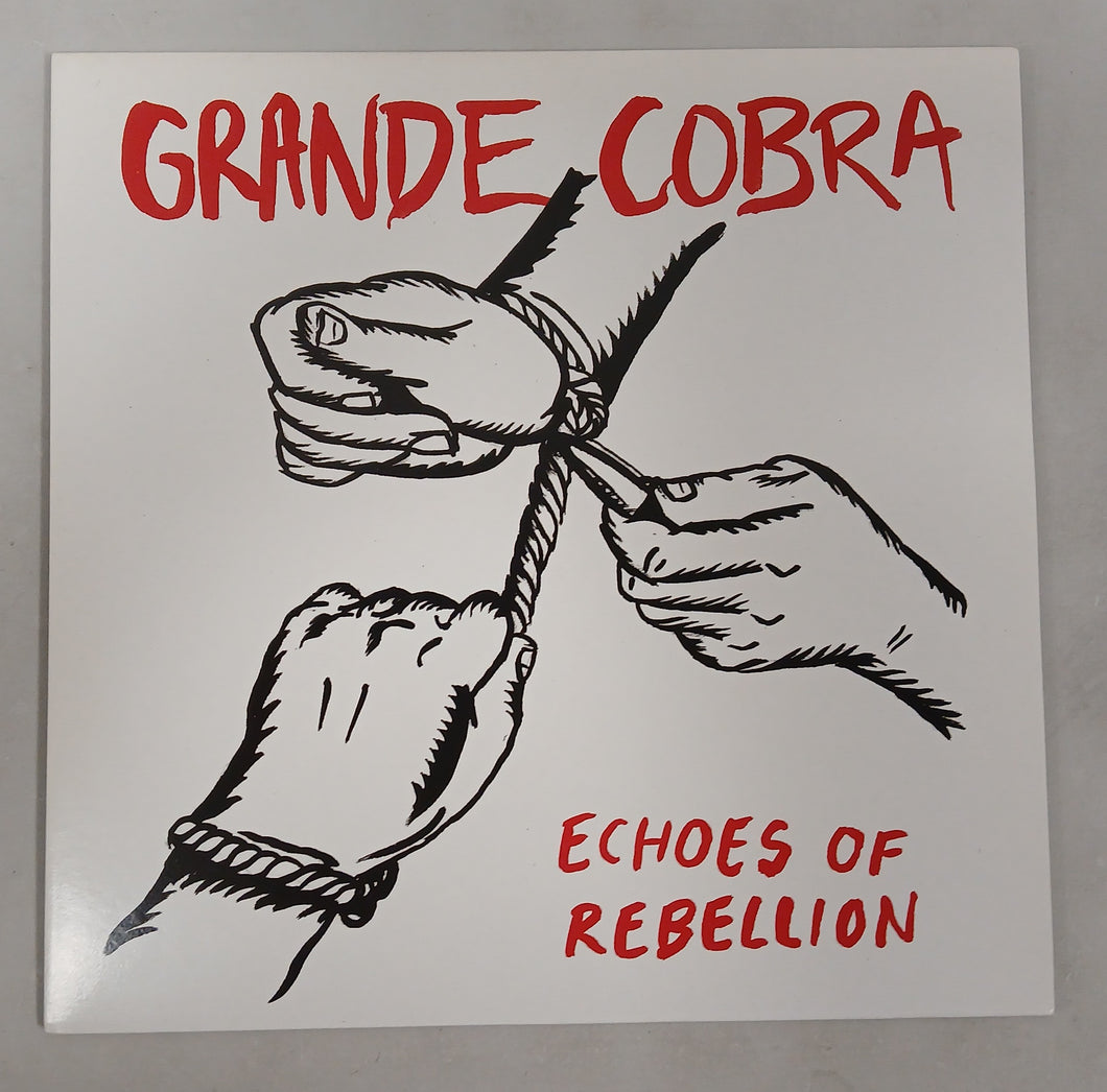 Grande Cobra – Echoes Of Rebellion lp - cover has very light wear along edges from shipping to Stickfigure