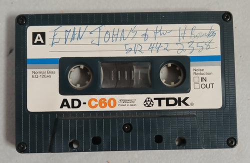 Evan Johns & The H Bombs music sampler cassette