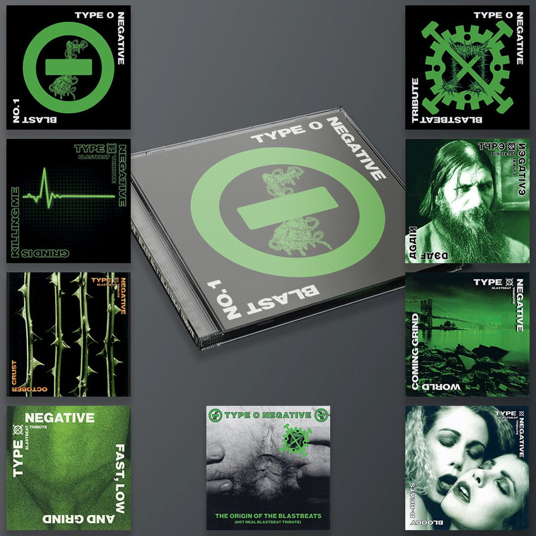 Various - Blastbeat Tribute To Type O Negative - Blast No. 1 CD with NINE bonus stickers