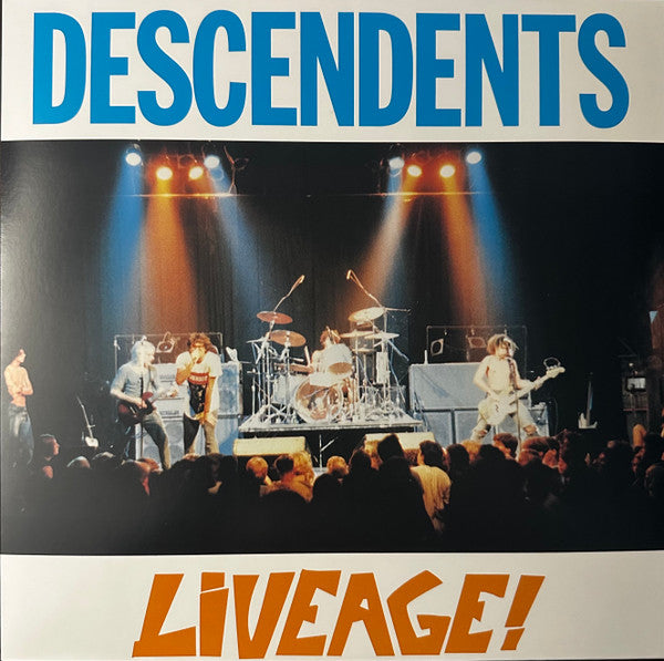 Descendents – Liveage! LP - the edges of the cover have very light wear from shipping to Stickfigure