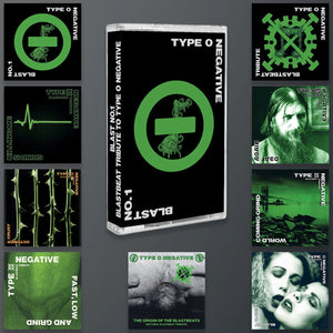 V/a - Blastbeat Tribute To Type O Negative - Blast No. 1 cassette with NINE bonus stickers