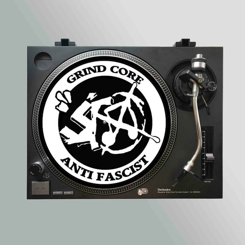 Grindcore Antifascist turntable slipmat