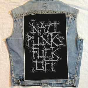 Nazi Punks Fuck Off back patch