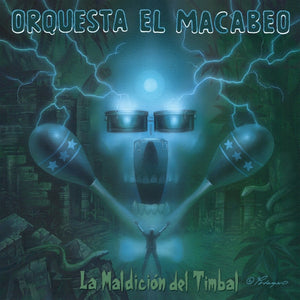 Orquesta El Macabeo ‎– La Maldición Del Timbal lp - Cover has a spine split & very light wear along edges from shipping to vendor