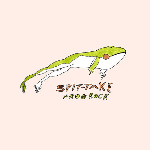 Spit-take ‎– Frog Rock LP - the top spine of the cover has a split from shipping to Stickfigure