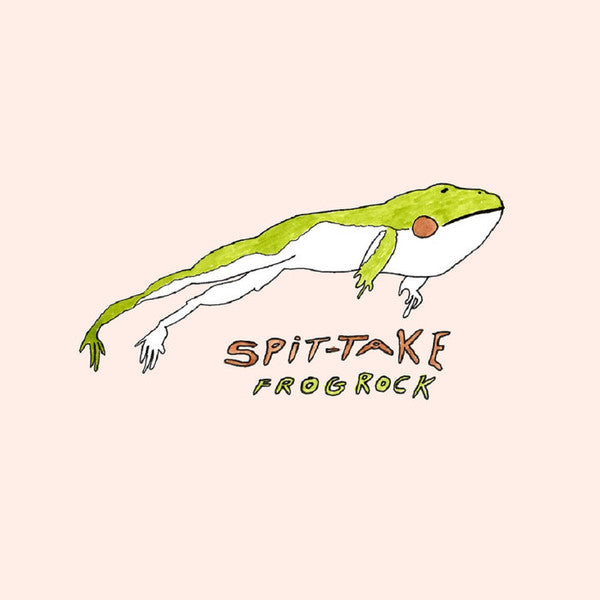 Spit-take ‎– Frog Rock LP - the top spine of the cover has a split from shipping to Stickfigure