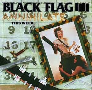 Black Flag – Annihilate This Week 12" - the edges of the cover have very light wear from shipping to the vendor