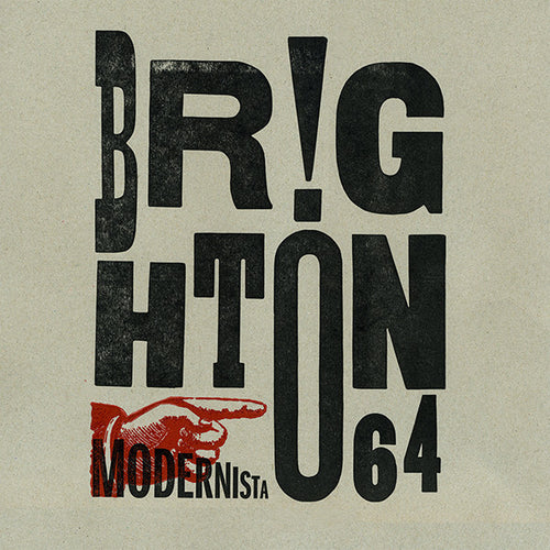 Brighton 64 ‎– Modernista LP - one of the corners of the cover has very light wear from shipping to the vendor