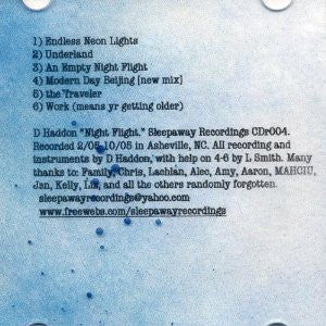 D. Haddon ‎– Night Flight 3