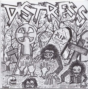 Distress ‎– Divide & Conquer 7" - one of the corners of the cover has very light wear from shipping to Stickfigure