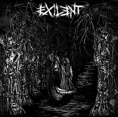 Exilent ‎– Signs Of Devastation LP - the top spine of the cover has a very minor split from shipping to Stickfigure