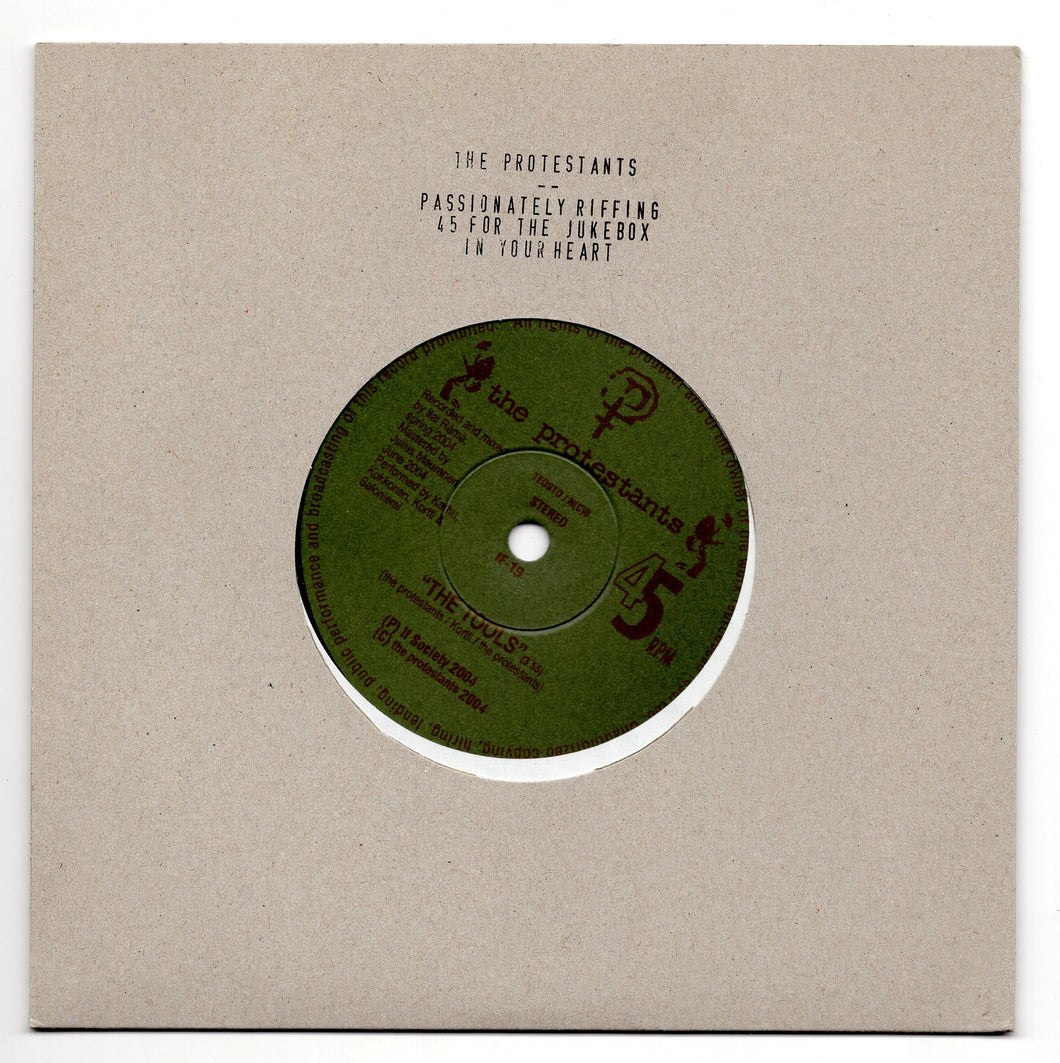 The Protestants ‎– Passionately Riffing 45 For The Jukebox In Your Heart 7