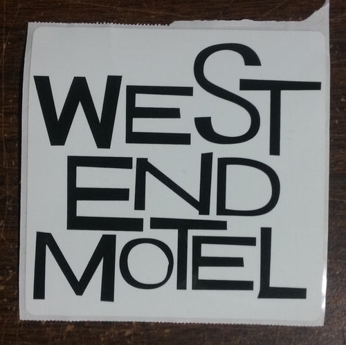 West End Motel sticker
